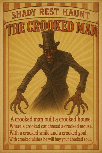 shady rest haunt poster