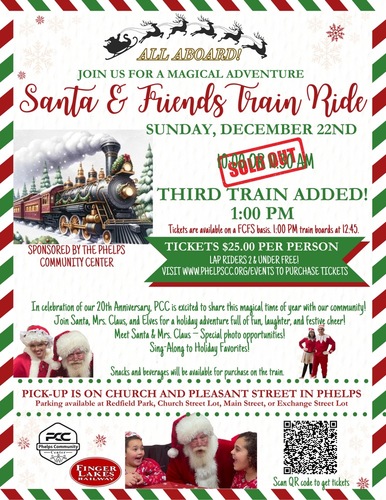 PCC Santa & Friends Train Ride image