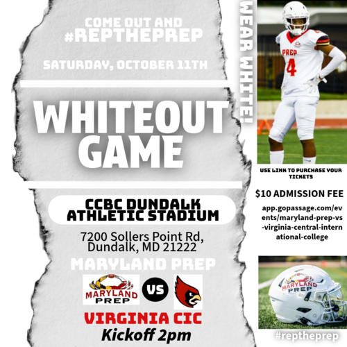 Maryland Prep vs Virginia Central International College poster