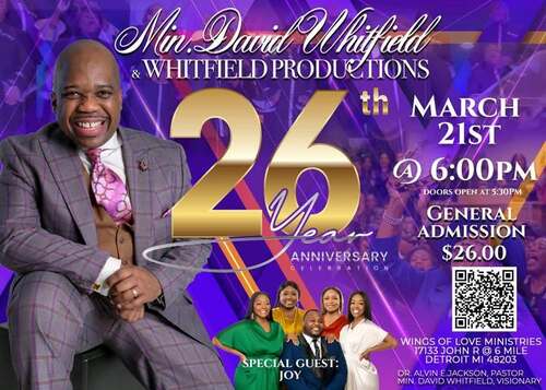 Whitfield Productions 26th Anniversary poster