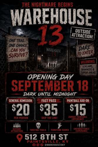 Warehouse 13 Haunted Adventure Extravaganza poster