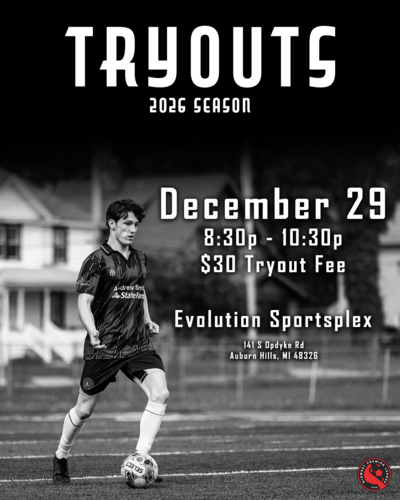 2026 MWPL Tryouts poster