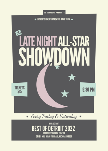 Late Night All-Star Showdown | Improvised Game Show poster
