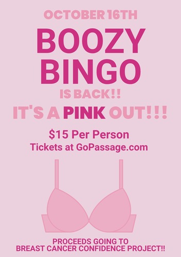 Boozy Bingo PINK OUT! poster