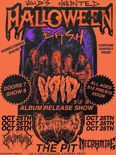 VOID'S HAUNTED HALLOWEEN BASH poster
