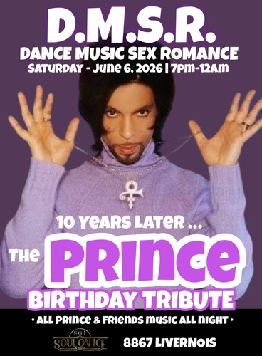 PRINCE BIRTHDAY TRIBUTE poster