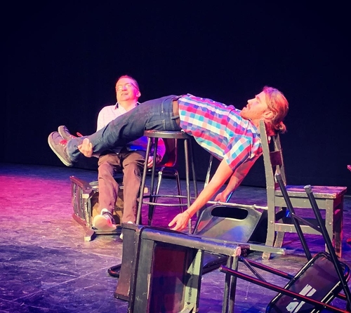 ClownProv! - Snow Day 19 Workshop with 2-MAN NO-SHOW poster